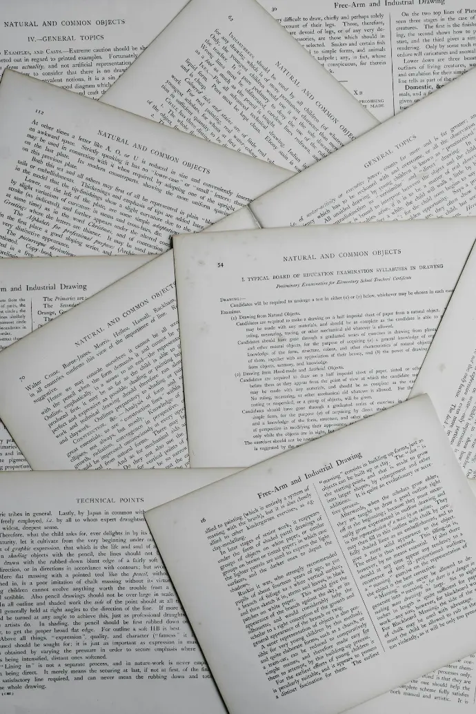 white and black paper lot