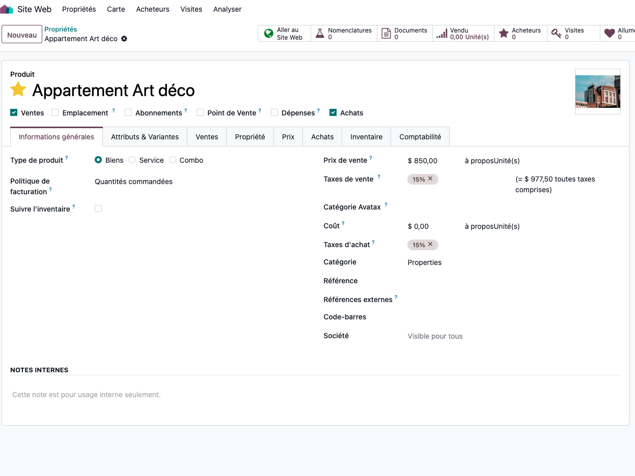 CRM immobilier, création mandat de gestion