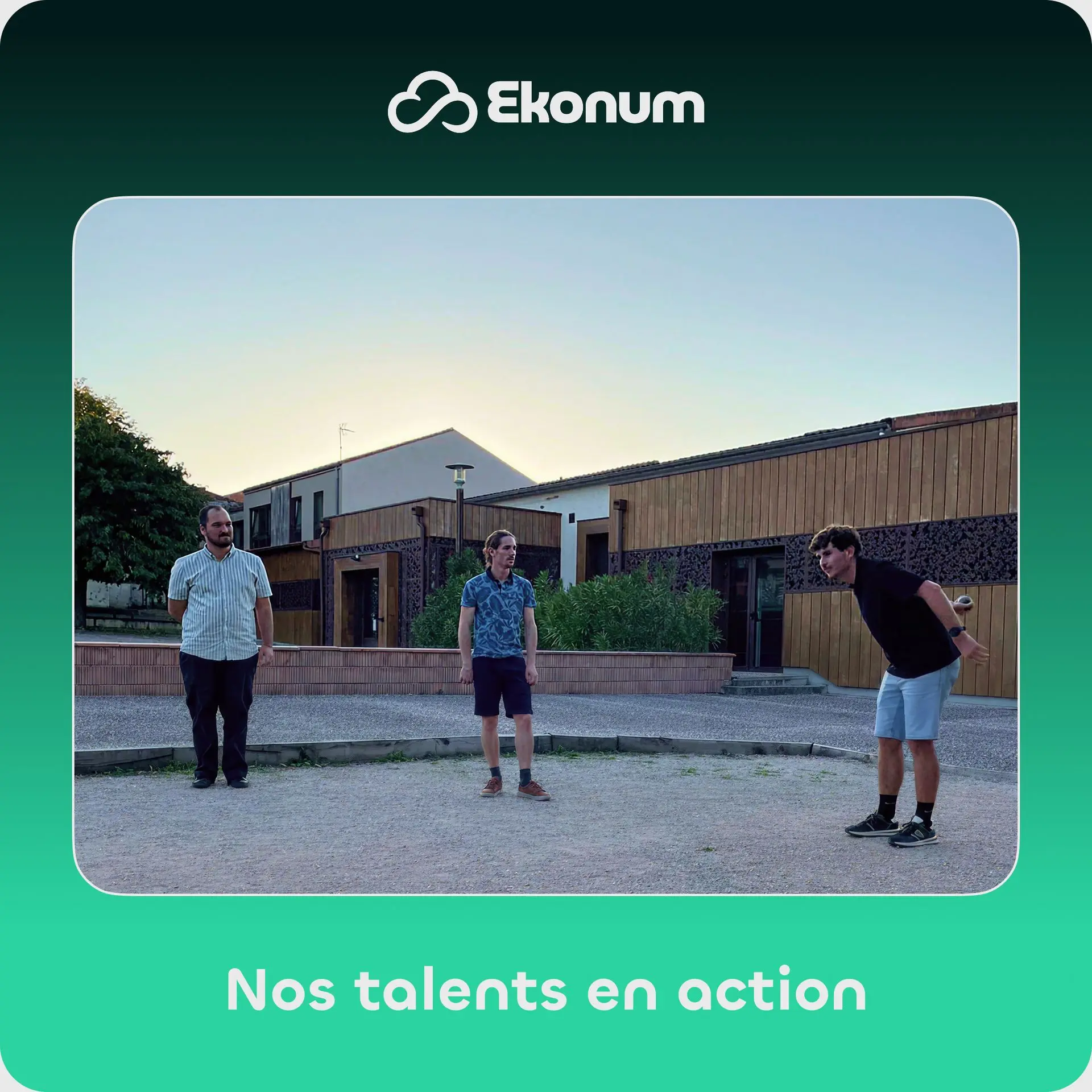 Luka, Benjamin et Thomas Ekonum